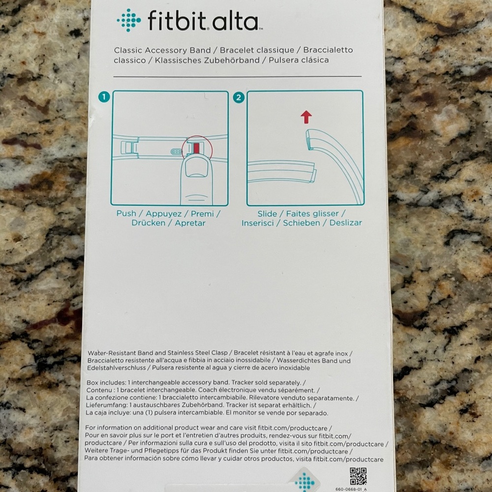 Fitbit Alta Band (only) PURPLE NWT size small - Picture 3 of 5
